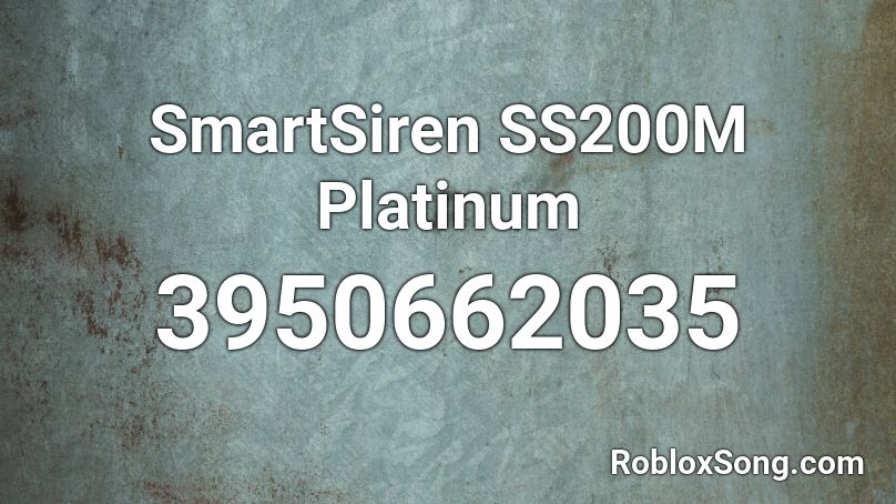 SmartSiren SS200M Platinum Roblox ID