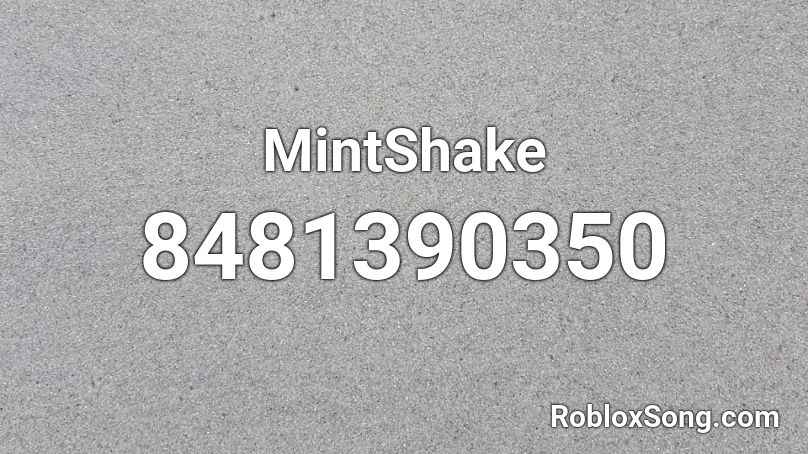 MintShake Roblox ID