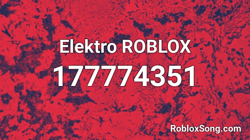 Elektro ROBLOX Roblox ID