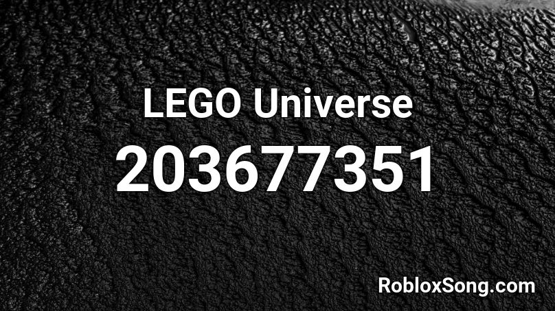 LEGO Universe Roblox ID