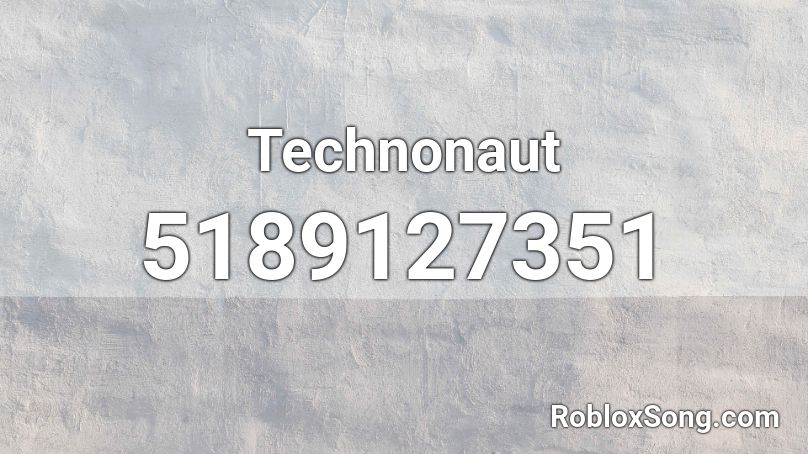 Technonaut Roblox ID