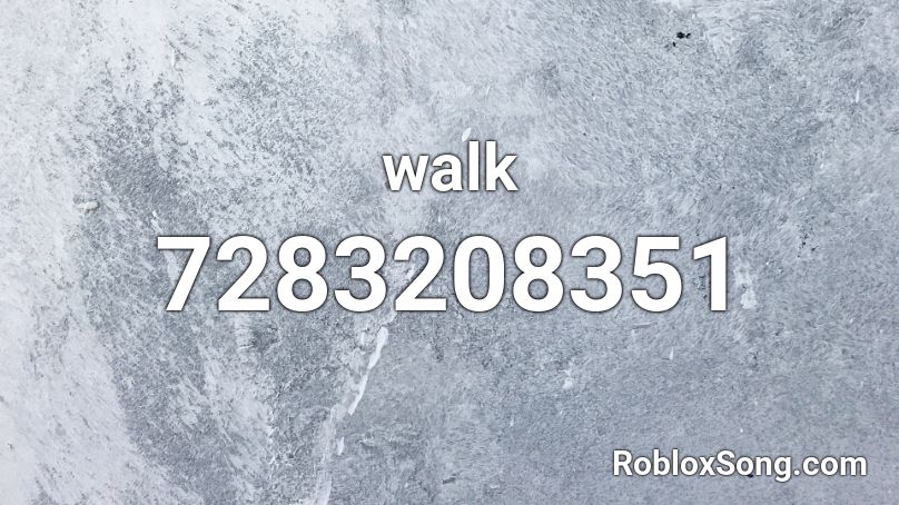 walk Roblox ID