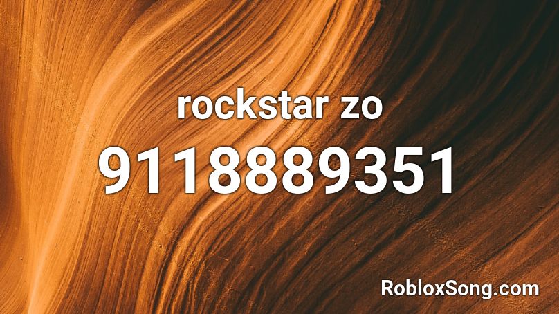 rockstar zo Roblox ID