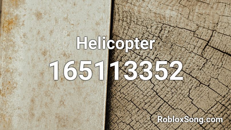 Helicopter Roblox ID