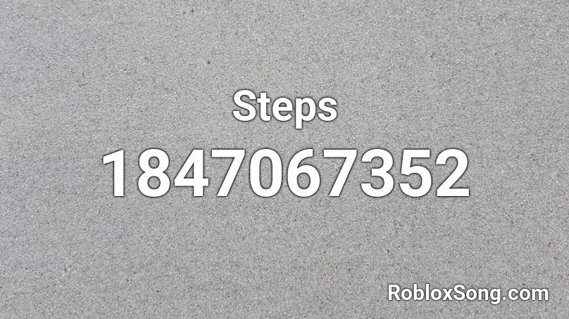 Steps Roblox ID