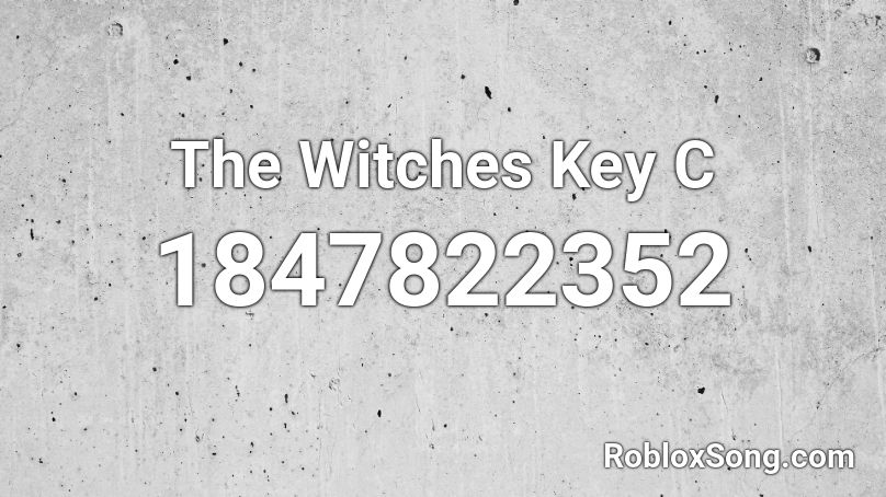 The Witches Key C Roblox ID