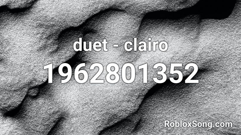 duet - clairo Roblox ID