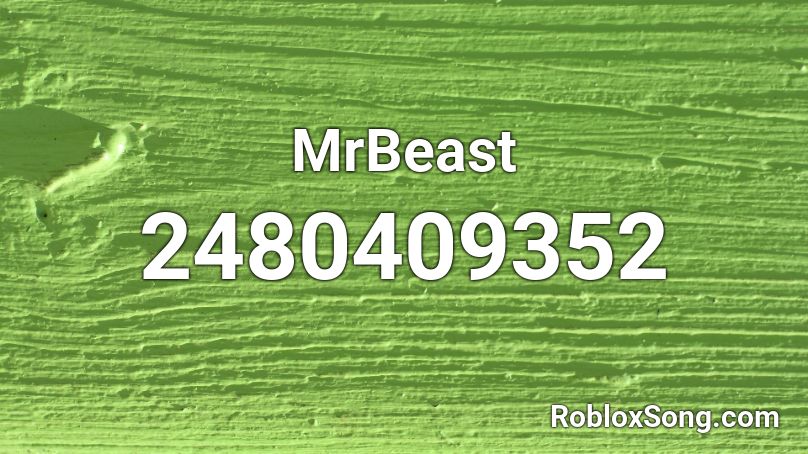 MrBeast Roblox ID