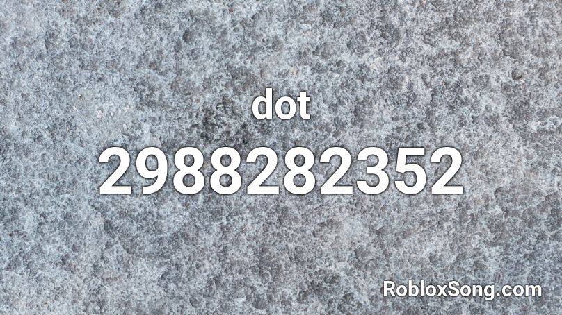 dot Roblox ID
