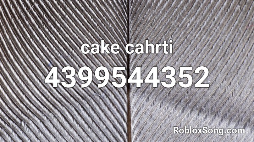 cake cahrti Roblox ID