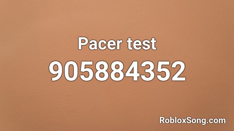 Pacer Test - Roblox