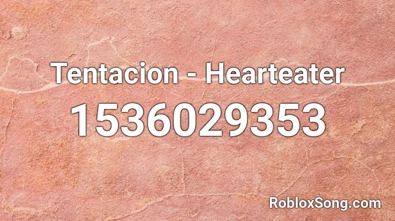  Tentacion - Hearteater Roblox ID