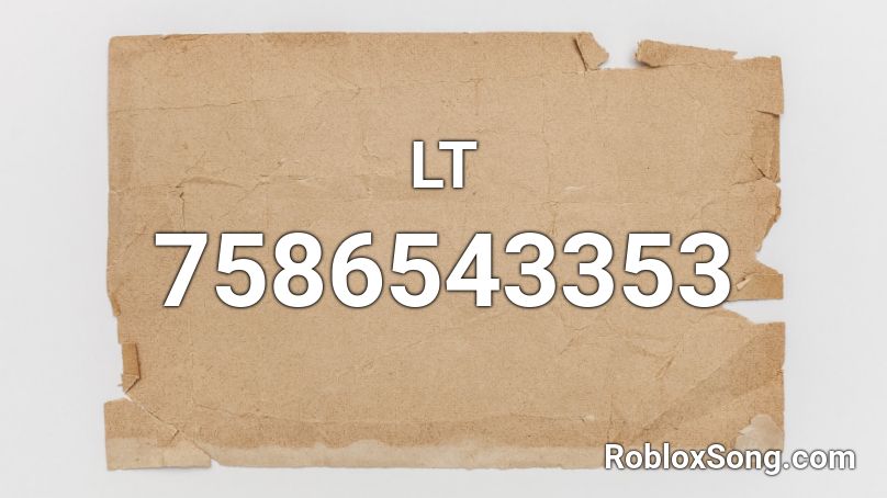 LT Roblox ID