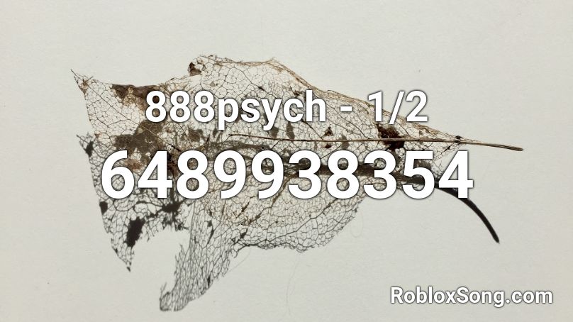 888psych - 1/2 Roblox ID