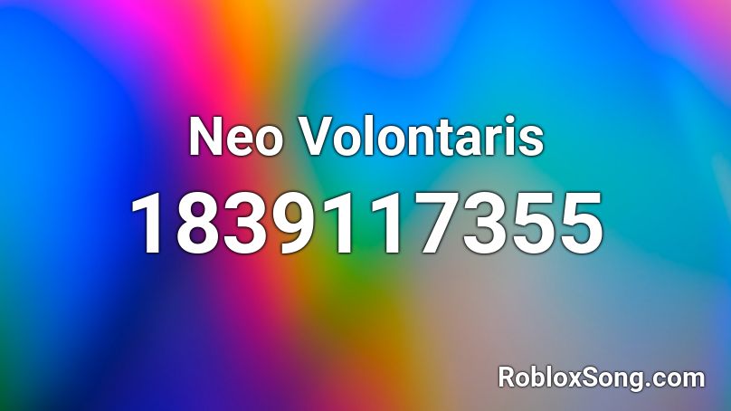 Neo Volontaris Roblox ID