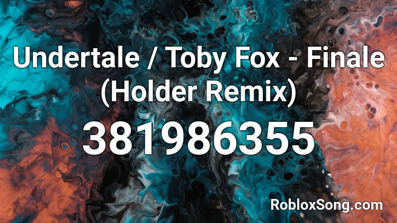 Undertale Toby Fox Finale Holder Remix Roblox Id Roblox Music Codes - spider dance holder remix roblox