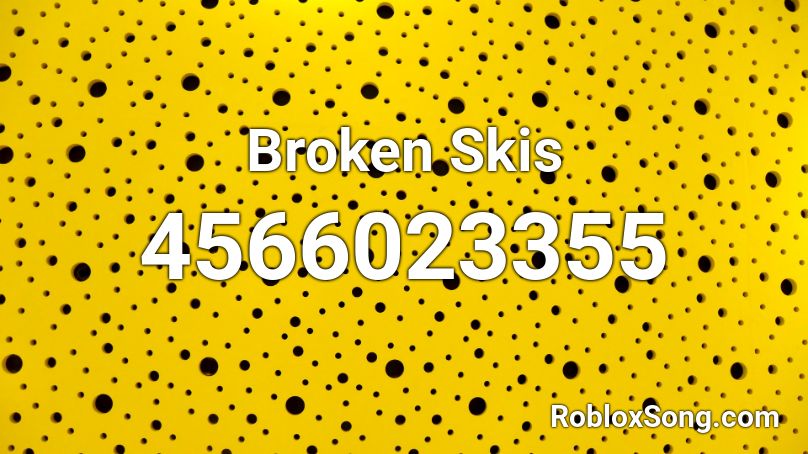 Broken Skis Roblox ID
