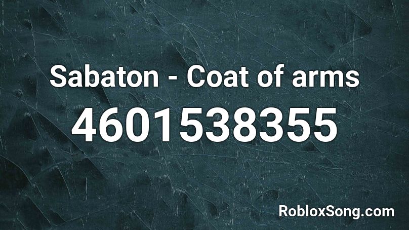 Sabaton - Coat of arms Roblox ID
