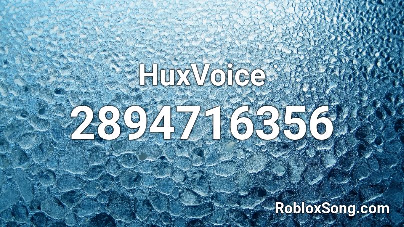 HuxVoice Roblox ID