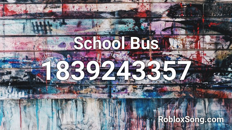 School Bus Roblox ID