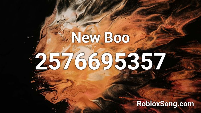 New Boo Roblox ID