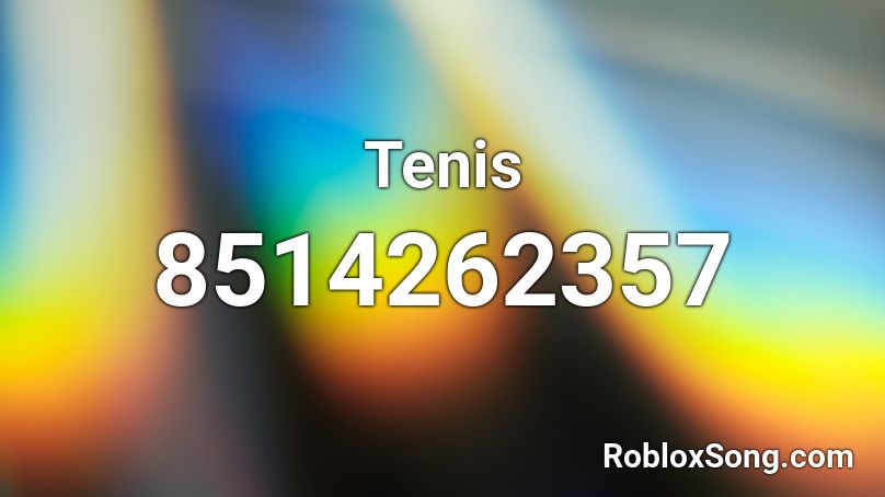 Tenis Roblox ID