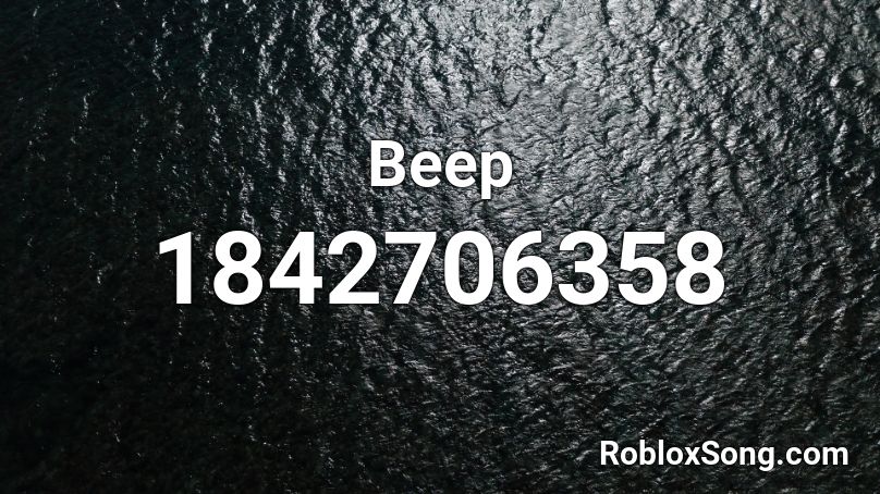 Beep Roblox ID