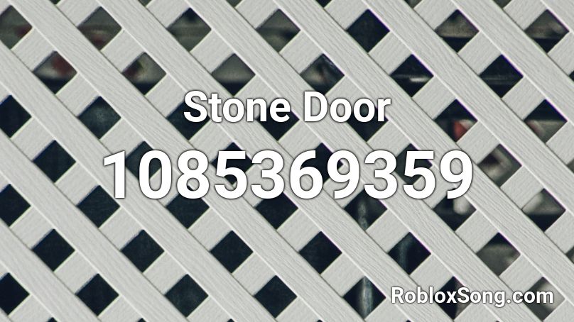 Stone Door Roblox ID