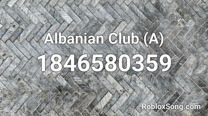 Albanian Club (A) Roblox ID