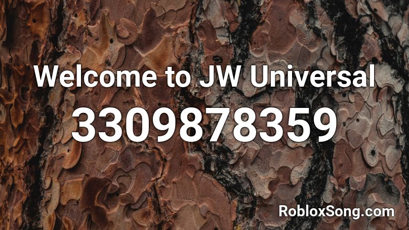 Welcome to JW Universal Roblox ID