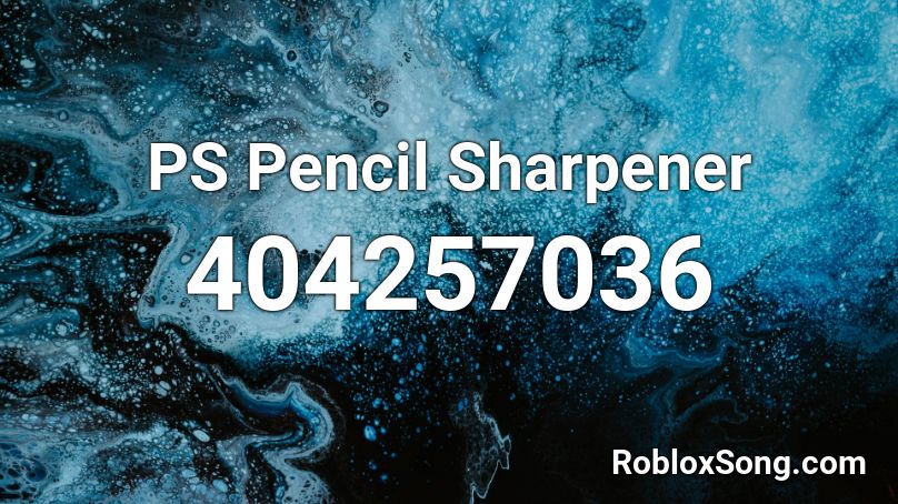 PS Pencil Sharpener Roblox ID