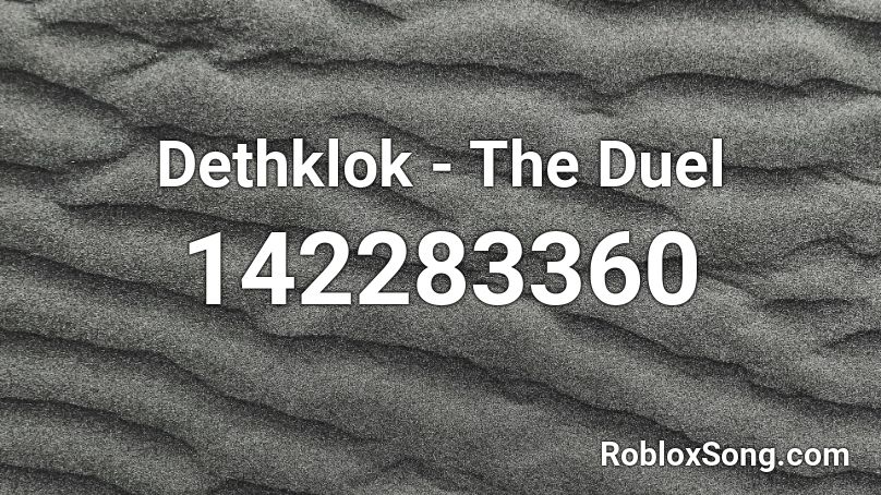 Dethklok - The Duel Roblox ID