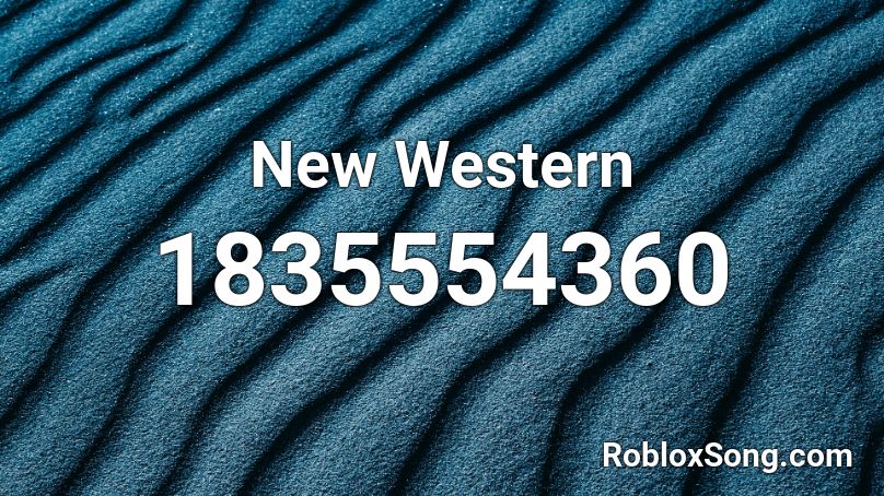 New Western Roblox ID