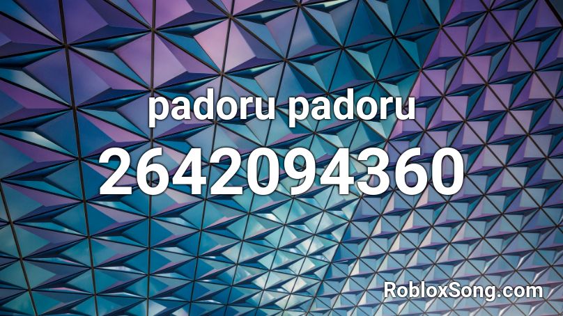 padoru padoru Roblox ID