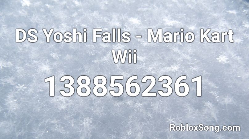 DS Yoshi Falls - Mario Kart Wii Roblox ID