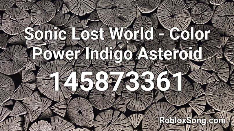 Sonic Lost World - Color Power Indigo Asteroid  Roblox ID