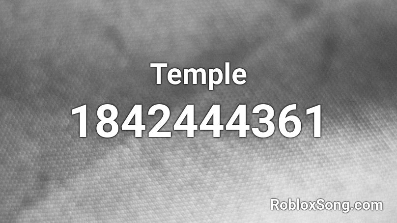 Temple Roblox ID