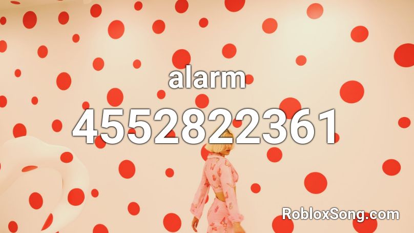 alarm Roblox ID