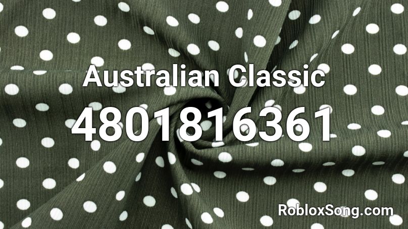 Australian Classic Roblox ID