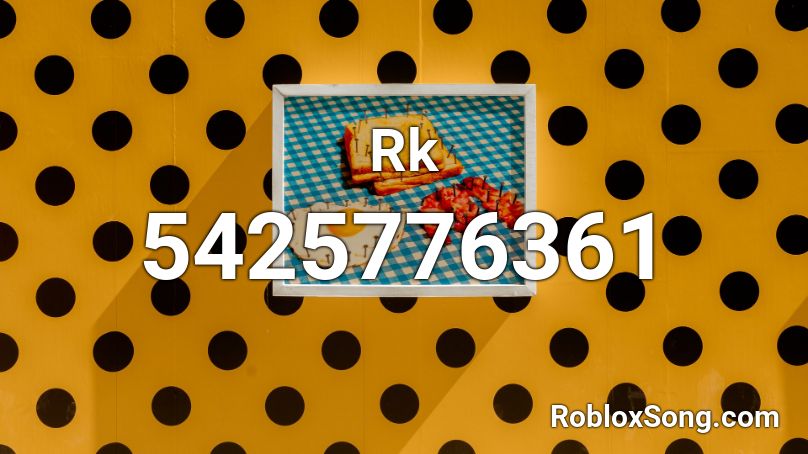 Rk Roblox ID