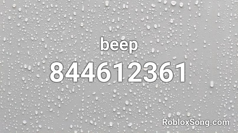 beep Roblox ID