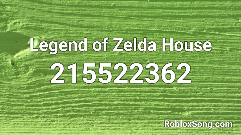 Legend of Zelda House Roblox ID