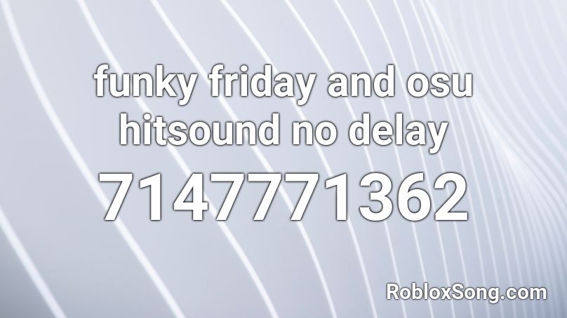 THE BEST HITSOUND CODES/IDs For Roblox Funky Friday! 