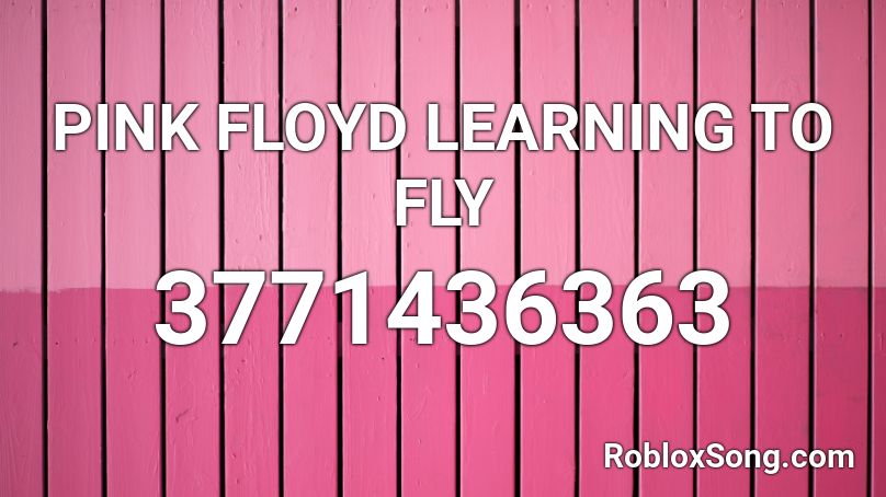 PINK FLOYD LEARNING TO FLY Roblox ID