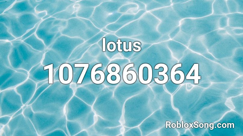 lotus Roblox ID