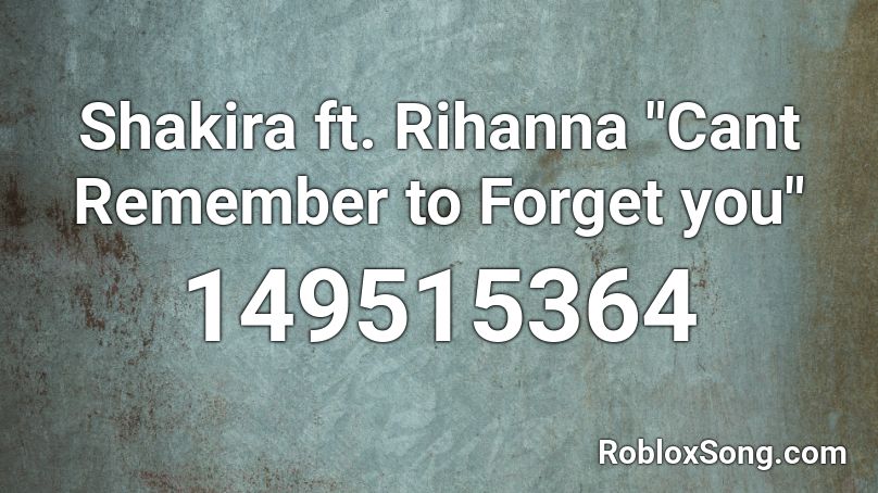 Shakira ft. Rihanna 