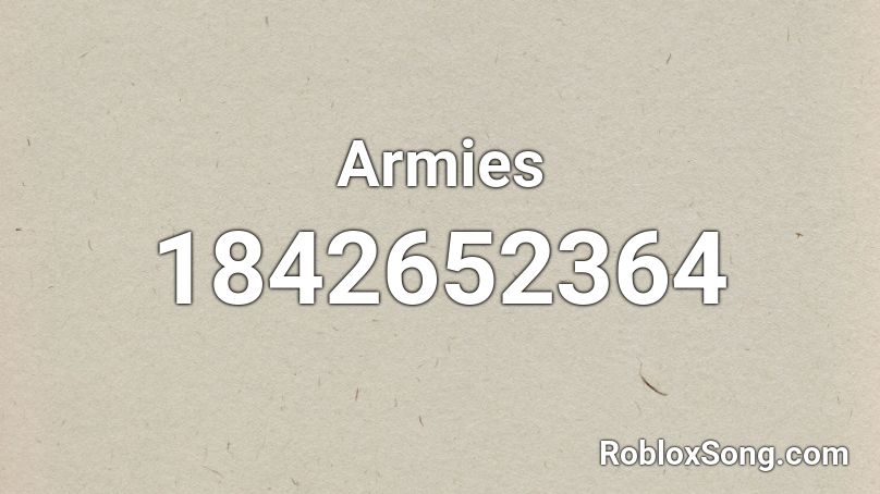 Armies Roblox ID