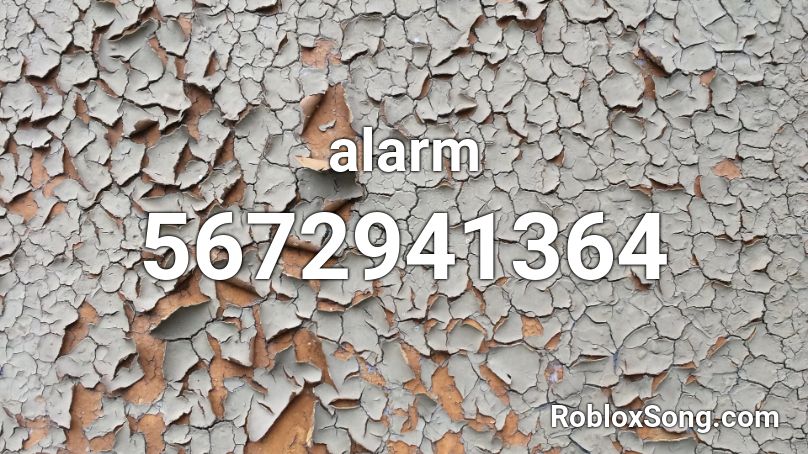 alarm Roblox ID