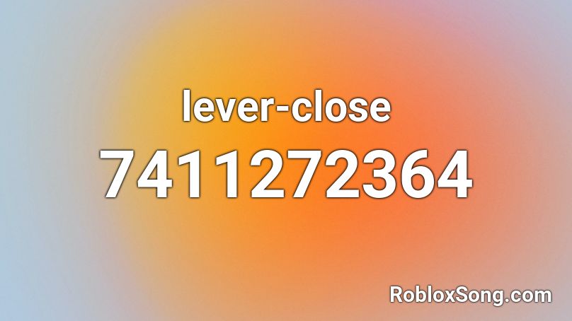 lever-close Roblox ID