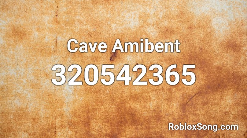 Cave Amibent Roblox ID